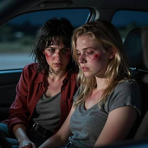 Nighttime Accident: A Somber Moment