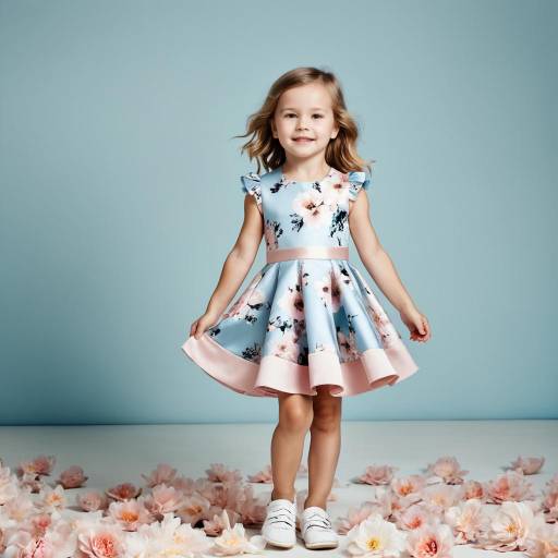 Whimsical Toddler High Fashion Portrait