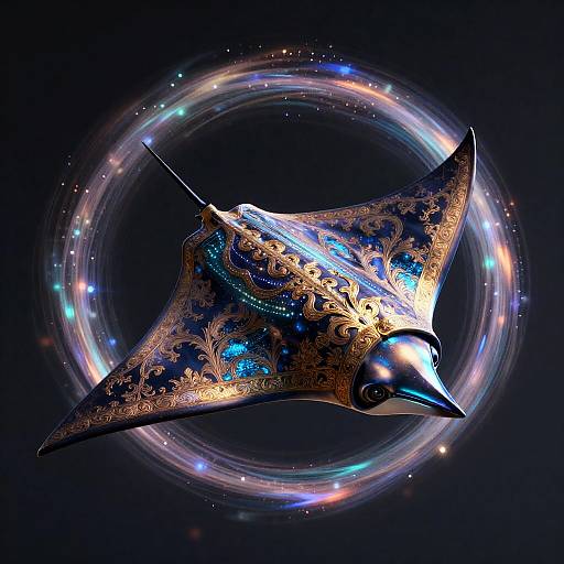 Holographic Manta Ray Renaissance Diplomat