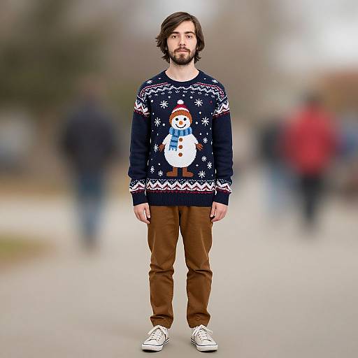 Jesus Birthday Sweater Portrait