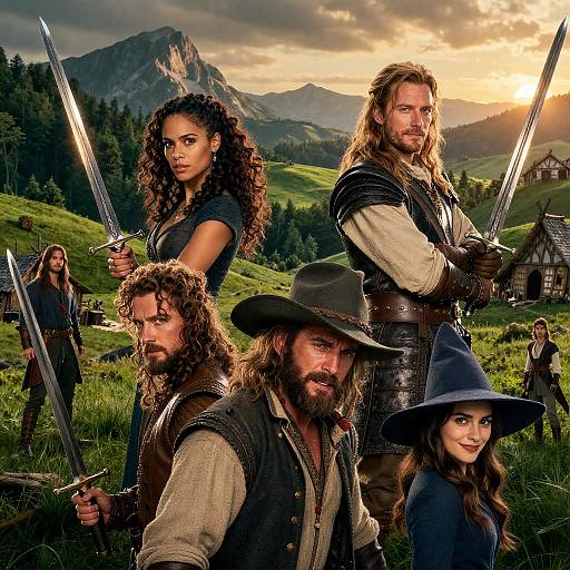 Epic Fantasy Scene from The Princess Bride