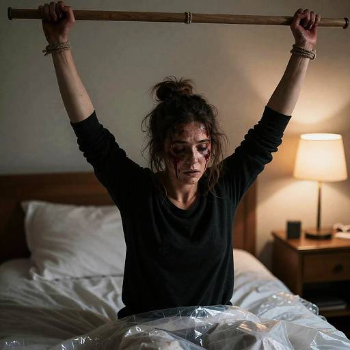 Dark and Intense Bedside Scene