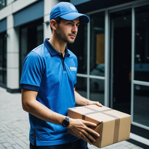 Cosplay of a Delivery Courier in Uniform