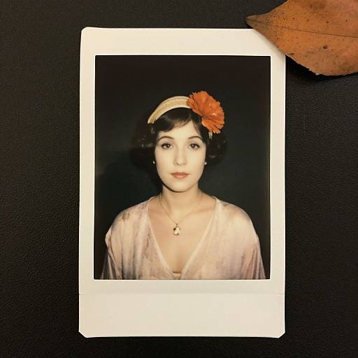Vintage 1920s Polaroid Portrait