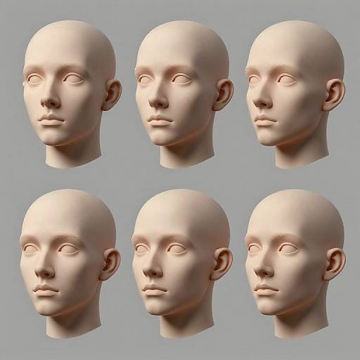 Artistic Face Angles Reference Set