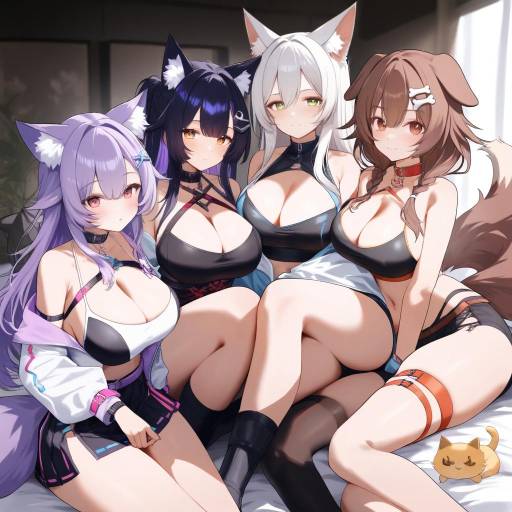 Virtual YouTubers with Animal Ears and Tails