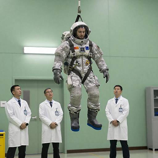 Astronaut Suit Testing in Laboratory