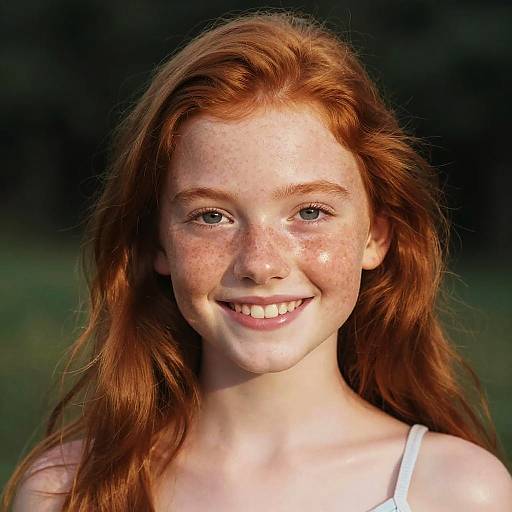 Analog Model Close-Up — Redhead Portrait