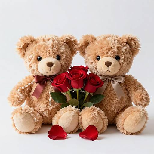 Romantic Roses and Teddy Bears