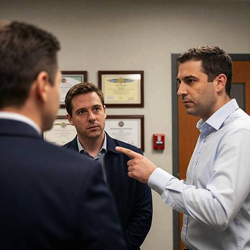 Office Meeting with Intense Conversations