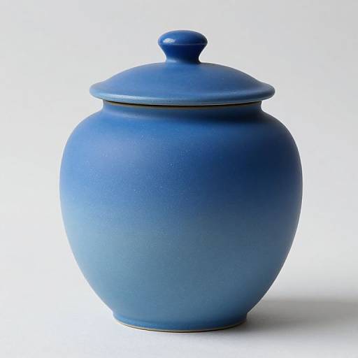 Ombre Blue Alloy Cremation Urn