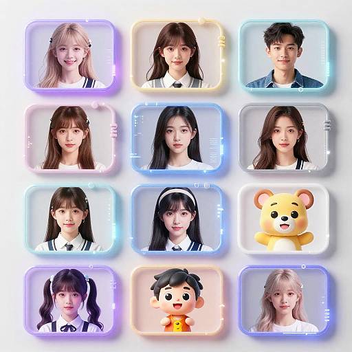 AI Character Art Collage Generator