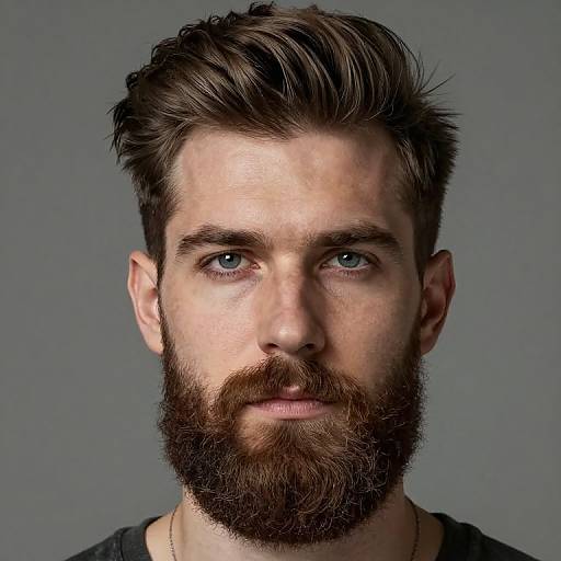 Hyper-Realistic Beard Photoshop Transformation