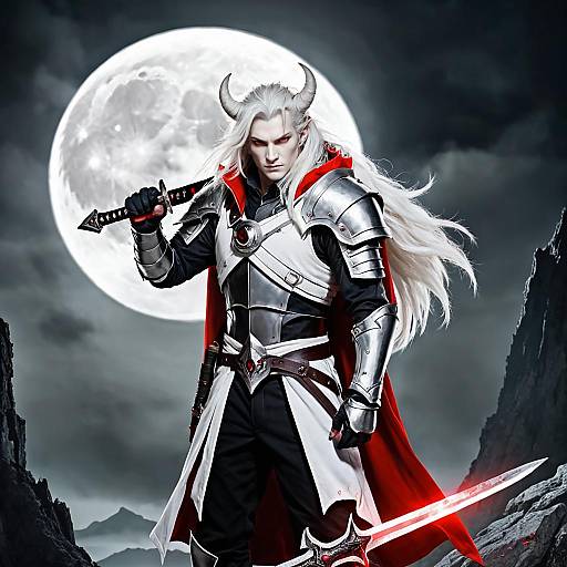 Demon Warriors Under the Full Moon