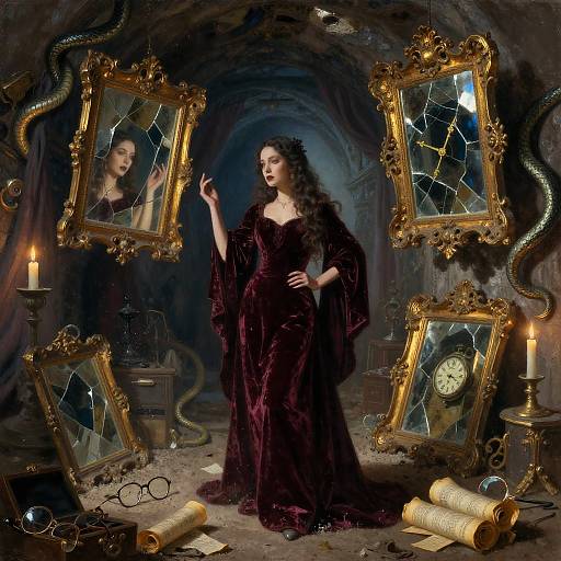 Ghostly Antiquarian in Forlorn Crypt