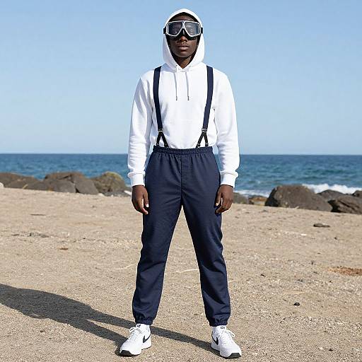 Realistic Sunny Scuba Diver Portrait