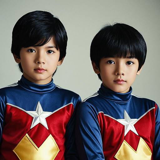 Realistic Wonder Twins Costume Portrait