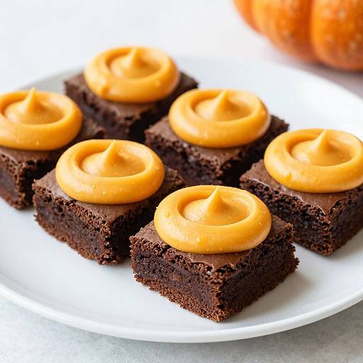 Delicious Pumpkin Swirl Brownies