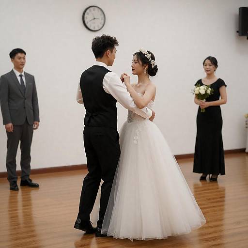 Romantic Wedding Dance Celebration Scene