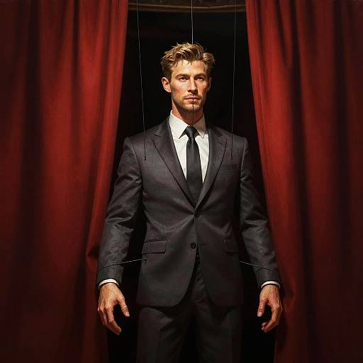 Faceless Puppet Chris Hemsworth Illustration