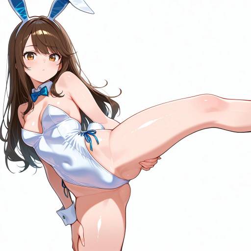 Cowgirl Playboy Bunny in Graceful Pose Cowgirl Playboy Bunny in Graceful Pose