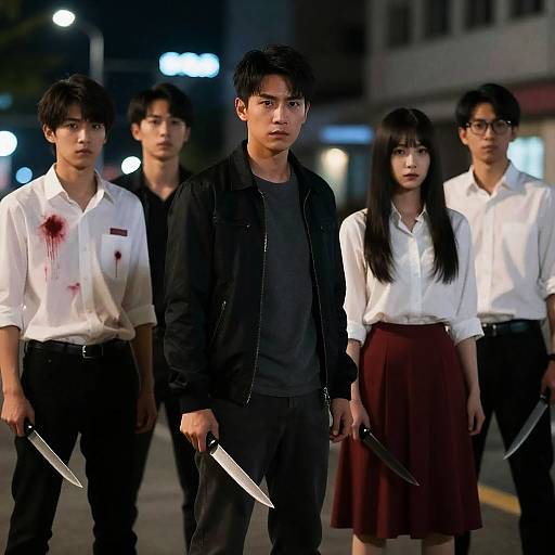 Intense Urban Night Encounter