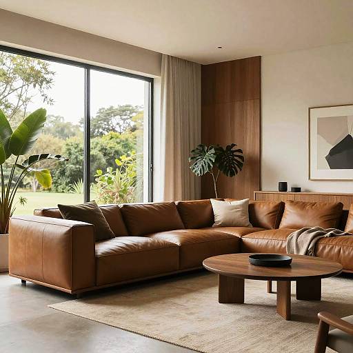 Modern Minimalistic Photorealistic Living Room