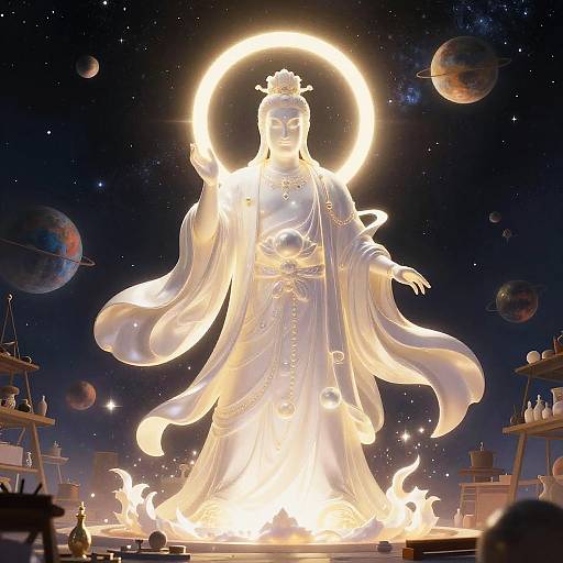 Izanagi Primordial Creator God in Cosmic Atelier