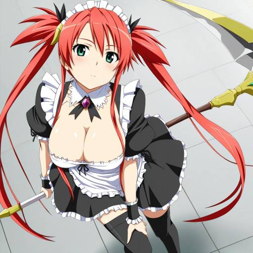 Illustration of Airi (queen's blade), queen's blade in the style of Yoshida keiji