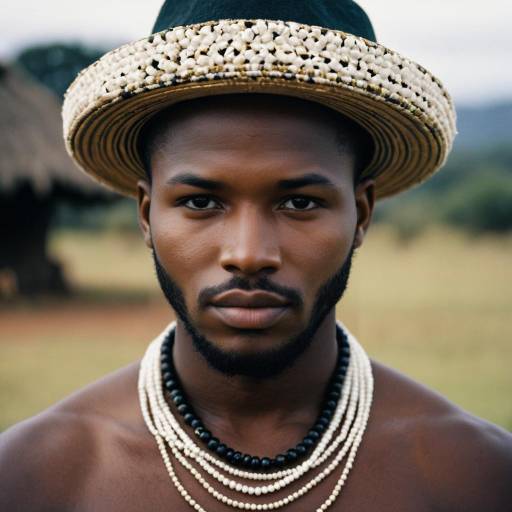 Young Man in Traditional Xhosa Attire