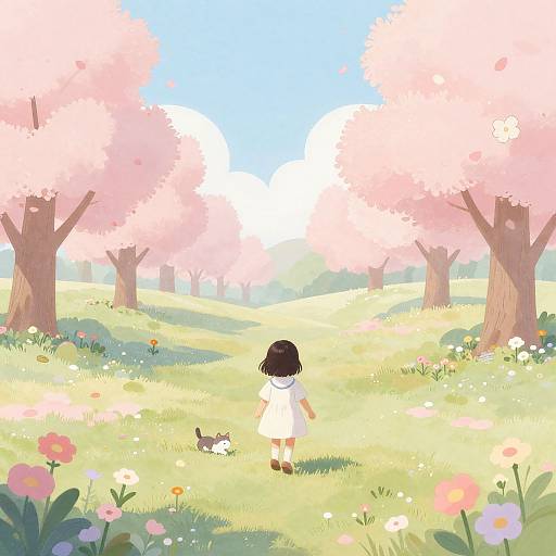 Whimsical Pastel Childhood Haven