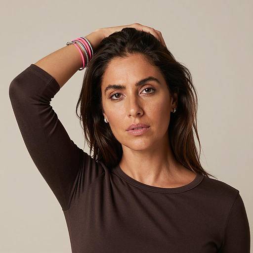 Elegant Portrait of a Thoughtful Woman