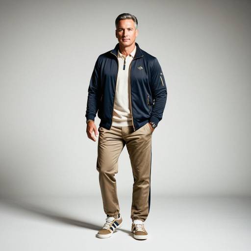 Stylish Athletic Coach in Casual Wear