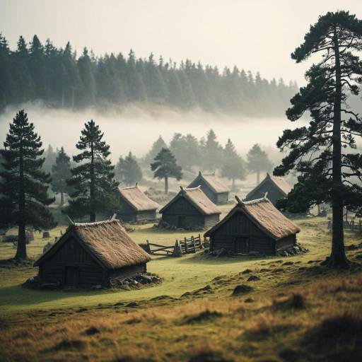 Viking Village in Misty Valley