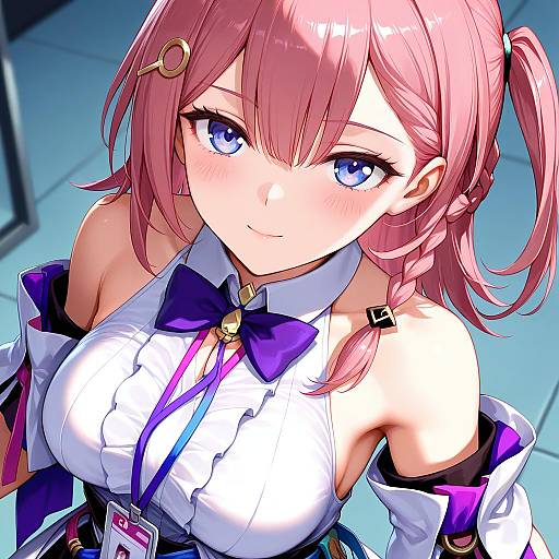 Illustration of Asta (honkai: star rail), honkai: star rail in the style of Uni (plastic girl)