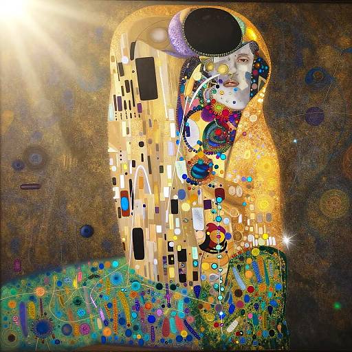 Quantum Realm in Artistic Fusion