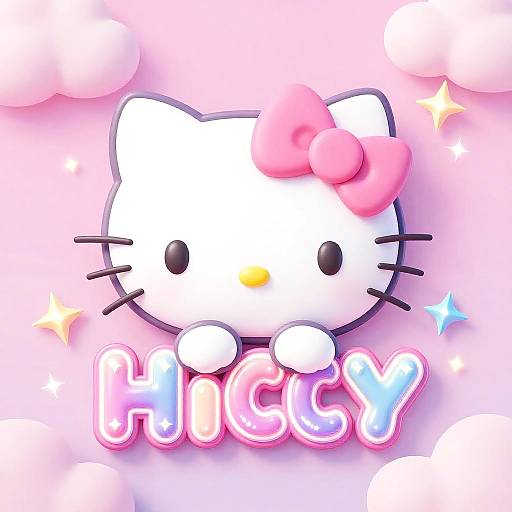 Kawaii Fantasy Hello Kitty Font Generator