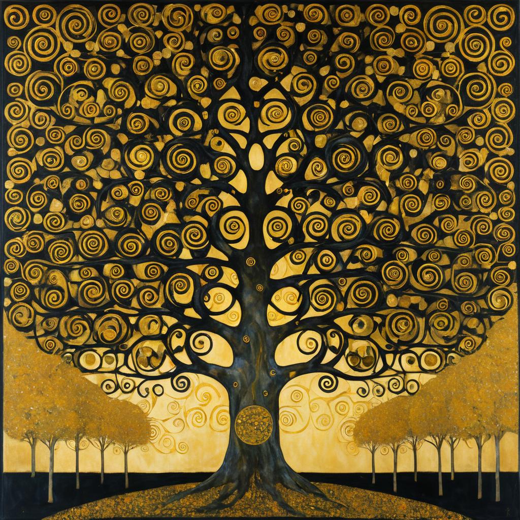 Eternal Life: Klimt's Haunting Tree Art