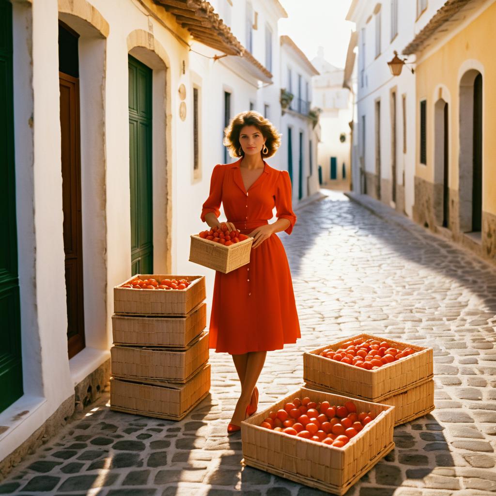 Charming Woman in Key Portugal, 1985