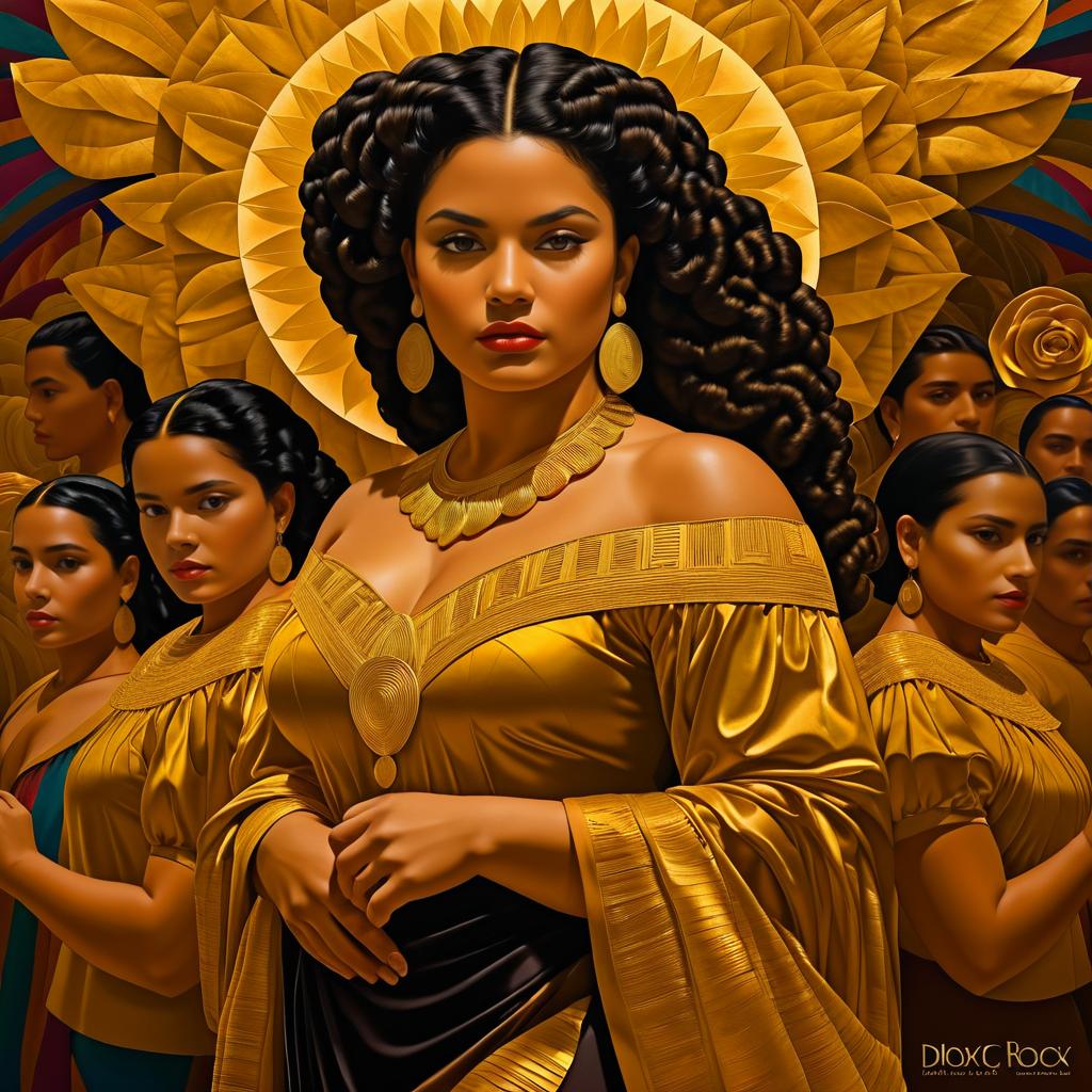 Vibrant Latinx Experience in Digital Art