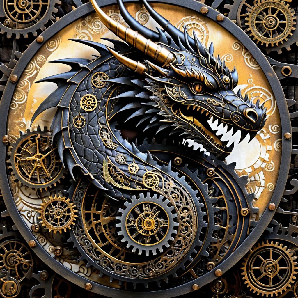 Steampunk Dragon: Mechanical Elegance Revealed