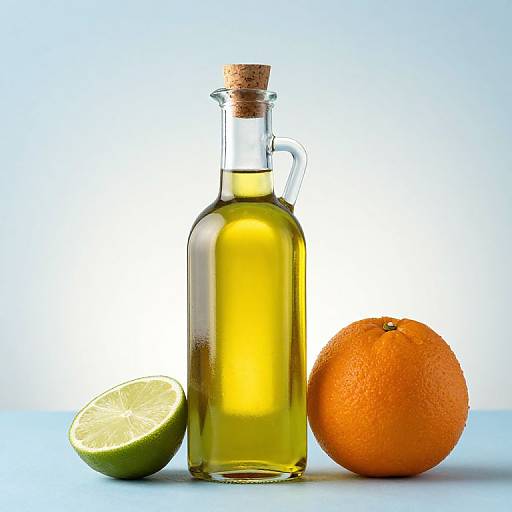 Still Life with Olive Oil and Citrus
