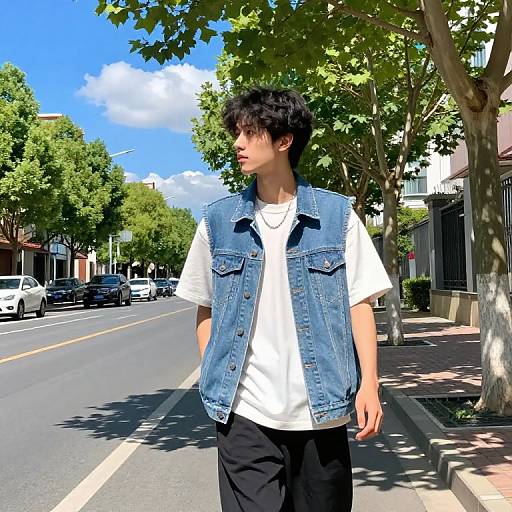 Vibrant Summer Casual Layering Style