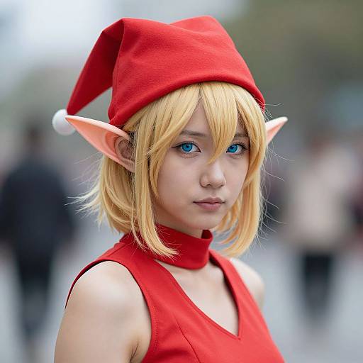 Realistic Elf Costume Portrait