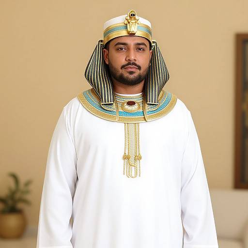 Plus Size Egyptian Male Costume Portrait