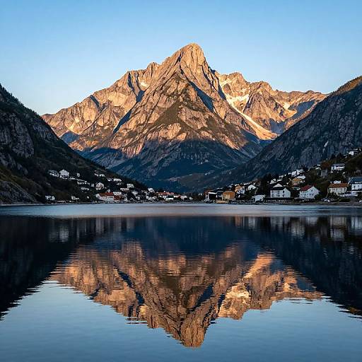 Majestic Mountain Village Between Worlds