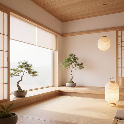 Minimalist Japanese Pastel Interior Design