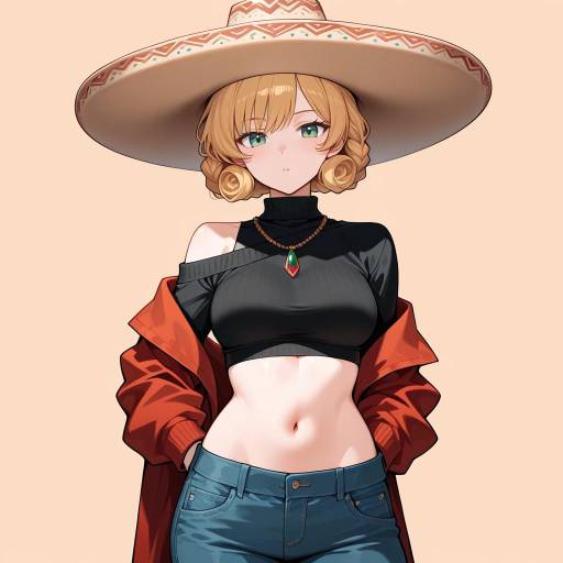 Desert Adventurer in a Cowboy Shot Desert Adventurer in a Cowboy Shot