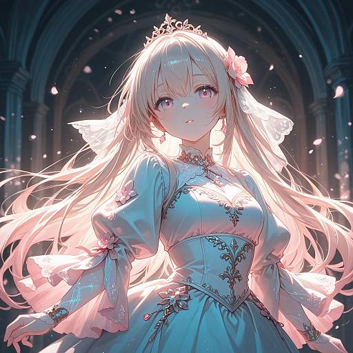 Dreamy Pastel Floral Portrait on Film