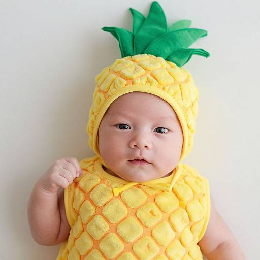 Adorable Newborn in Pineapple Costume